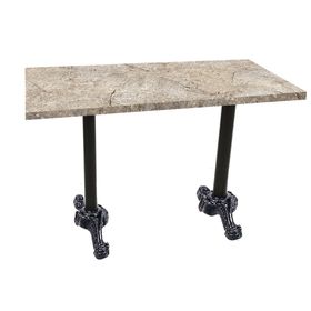 Dockers Çipa Laminat Tabla Scala Marble 80x120 cm Cafe Masa