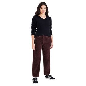 Dockers High Waist Jean Cut Straight Fit Decadent Chocolate Kadın Pantolon