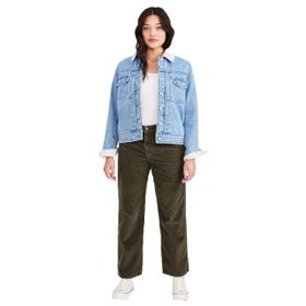 Dockers High Waist Jean Cut Straight Fit Forest Night Kadın Pantolon