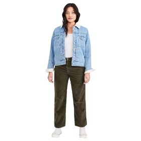 Dockers High Waist Jean Cut Straight Fit Forest Night Kadın Pantolon