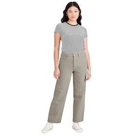 Dockers High Waist Jean Cut Straight Fit Yeşil Kadın Pantolon