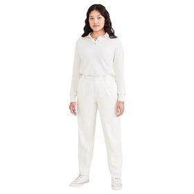 Dockers High Waist Pleated Original Khaki Egret Tapered Kadın Pantolon