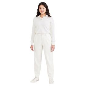 Dockers High Waist Pleated Original Khaki Egret Tapered Kadın Pantolon