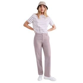 Dockers Original Khaki High Mor Straight Fit Kadın Pantolon