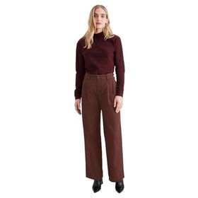 Dockers Original Pleated High Wide Shaved Chocolate Kadın Pantolon
