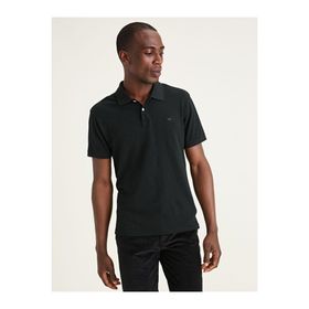 Dockers Rib Collar Siyah Polo Erkek T-shirt