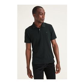 Dockers Rib Collar Siyah Polo Erkek T-shirt
