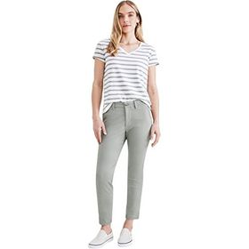 Dockers Weekend Yeşil Chino Skinny Fit Kadın Pantolon