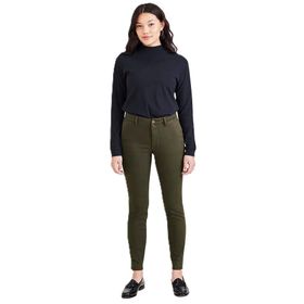 Dockers Weekend Yeşil Chino Skinny Fit Kadın Pantolon