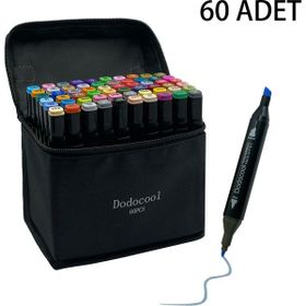 Dodocool 60’lı Çift Uçlu Touch Marker Art Tasarım Kalem Seti
