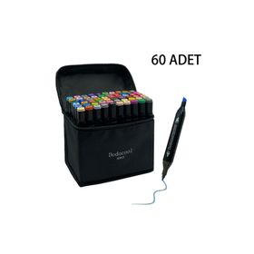 Dodocool 60’lı Çift Uçlu Touch Marker Art Tasarım Kalem Seti