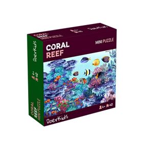 Doer Kids 8295 Okyanus Mercan Resifi 40 Parça Mini Puzzle