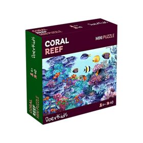 Doer Kids 8295 Okyanus Mercan Resifi 40 Parça Mini Puzzle