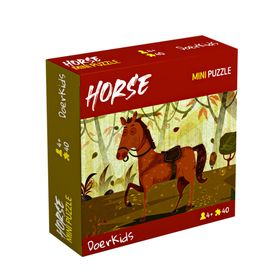 Doer Kids 8349 At 40 Parça Renkli Mini Puzzle