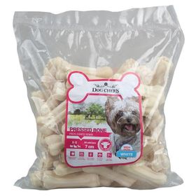 Dog Chefs 7 cm 50'li Paket Beyaz Kemik