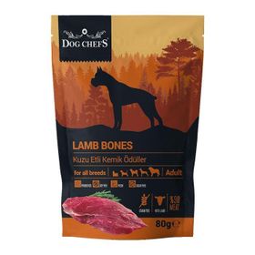 Dog Chefs 80 gr Lamb Bones Kuzu Etli Kemik Ödülü