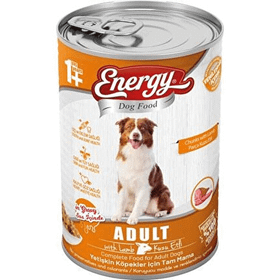 Dog Food Energy Kuzu Etli 400 gr Yetişkin Islak Köpek Maması