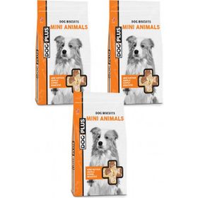 Dog Plus 3x500 gr Hayvan Şekilli Ödül Bisküvisi