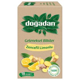 Doğadan 18'Li Limon-Zencefil Bitki Çay