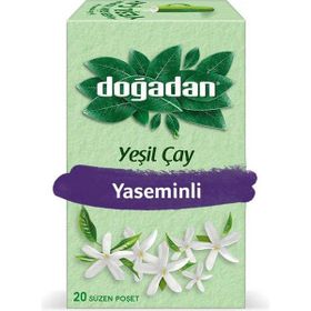 Doğadan 20'li Yumuşak İçimli Yaseminli Yeşil Çay