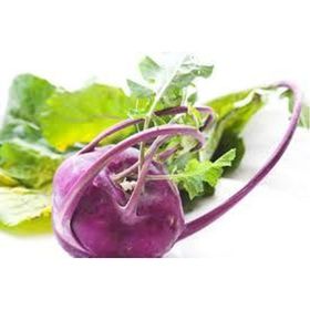 Doğal 20 Tohum Mor Kohlrabi(Alabaş) Tohumu