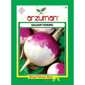 Doğal 50 Tohum Purple Top Amrikano Şalgam Tohumu