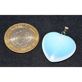 Doğal Kalp Opal 002 Kolye Ucu