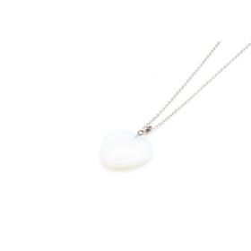 Doğal Kalp Opal 002 Kolye Ucu