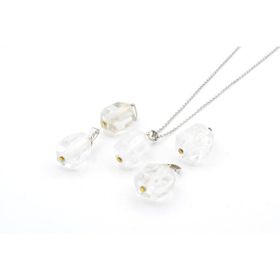 Doğal Kristal Kuvars 006 Kolye Ucu