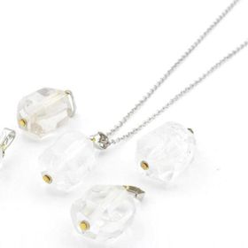 Doğal Kristal Kuvars 006 Kolye Ucu