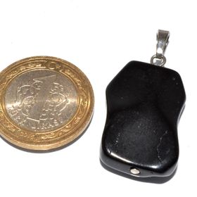 Doğal Obsidyen 001 Kolye Ucu