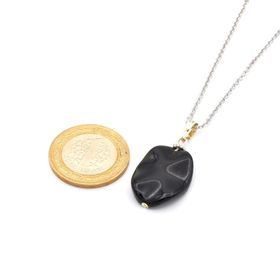 Doğal Obsidyen 001 Kolye Ucu