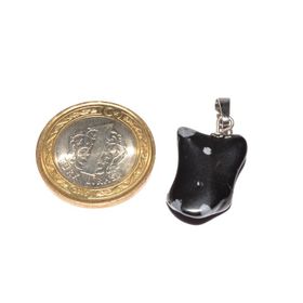 Doğal Obsidyen 001 Kolye Ucu