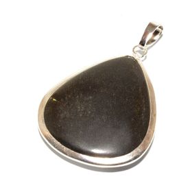 Doğal Obsidyen Kolye Ucu