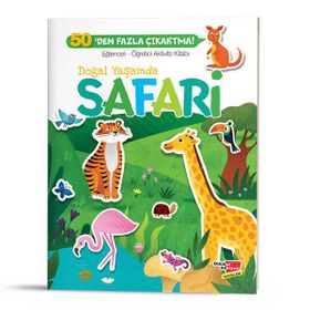 Doğal Yaşamda Safari Eğlenceli Öğretici Aktivite Kitabı 4-Dikkat Atölyesi Yayınları