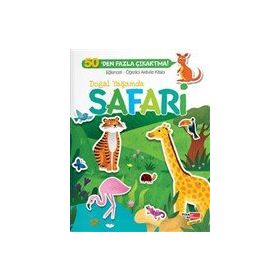 Doğal Yaşamda Safari Eğlenceli Öğretici Aktivite Kitabı - Dikkat Atölyesi Yayınları