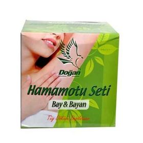 Doğan 100 gr Hamamotu Seti Tüy Dökücü Toz