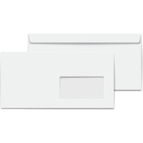Doğan 105x240 mm 110 gr Beyaz 500 Pencereli Diplomat Zarf