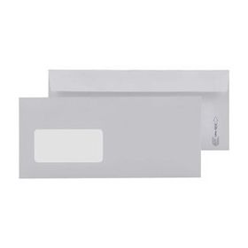 Doğan 105x240 mm 110 gr Beyaz 500 Pencereli Diplomat Zarf