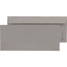 Doğan 105x240 mm 90 gr Kraft 500'lü Silikonlu Diplomat Zarf