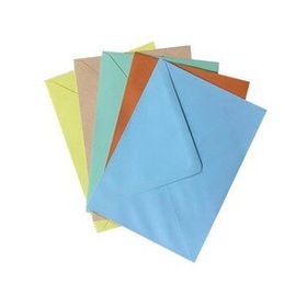 Doğan 5'li 13x18 cm 80 gr Renkli Davetiye Zarfı