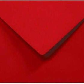 Doğan 70x90 mm 80 gr Tutkallı Kırmızı Kartvizit Zarfı