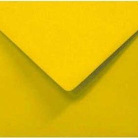 Doğan 70x90 mm 80 gr Tutkallı Sarı Kartvizit Zarfı