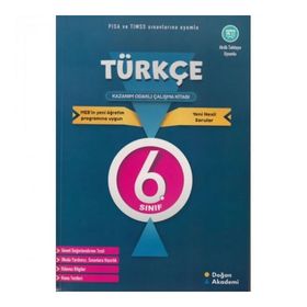 Doğan Akademi Yayınları 6. Sınıf Türkçe Kazanım Odaklı Çalışma Kitabı