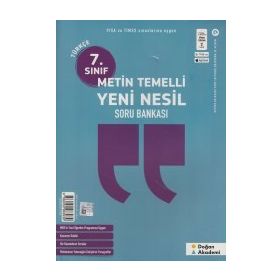 Doğan Akademi Yayınları 7. Sınıf Mantık Muhakeme Ve Metin Temelli Soru Bankası