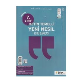 Doğan Akademi Yayınları 7. Sınıf Mantık Muhakeme Ve Metin Temelli Soru Bankası