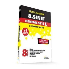 Doğan Akademi Yayınları 8. Sınıf Liseye Hazırım Deneme Seti - 5 Deneme Sınavı