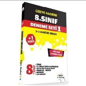 Doğan Akademi Yayınları 8. Sınıf Liseye Hazırım Deneme Seti - 5 Deneme Sınavı