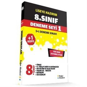 Doğan Akademi Yayınları 8. Sınıf Liseye Hazırım Deneme Seti - 5 Deneme Sınavı