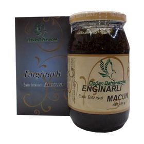 Doğan Cam Kavanoz 450 gr Enginarlı Ballı Bitkisel Karışım